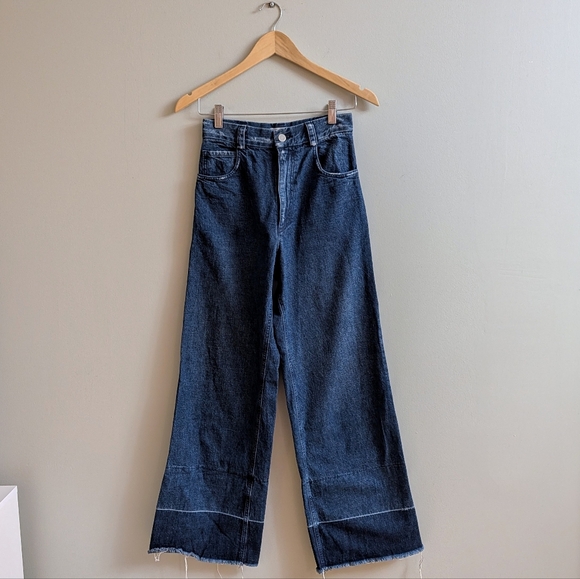 Rachel Comey Legion Wide Leg Crop Jeans - Picture 3 of 6